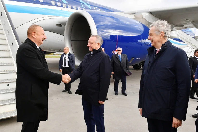 Prezident İlham Əliyevin Rusiyaya işgüzar səfəri başa çatıb - YENİLƏNİB-2