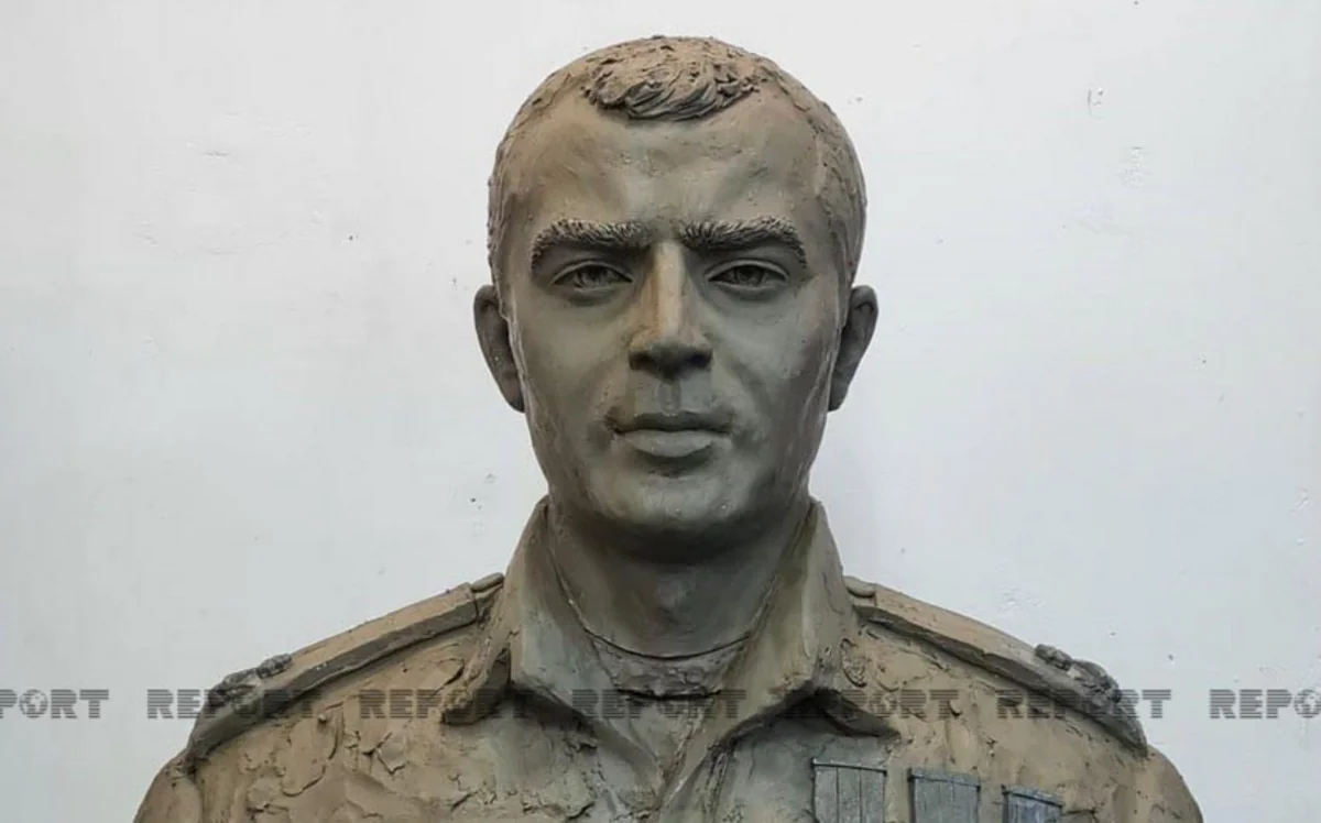 Vətən Müharibəsi Qəhrəmanının büstü hazırlandı