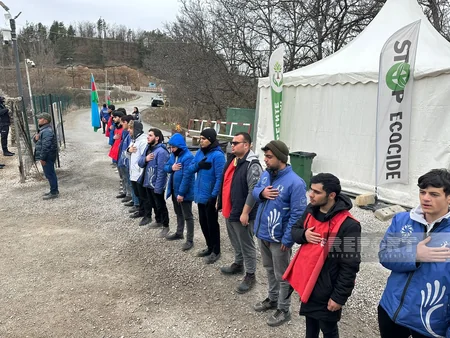 Protest on Khankandi-Lachin road going on for 119 days