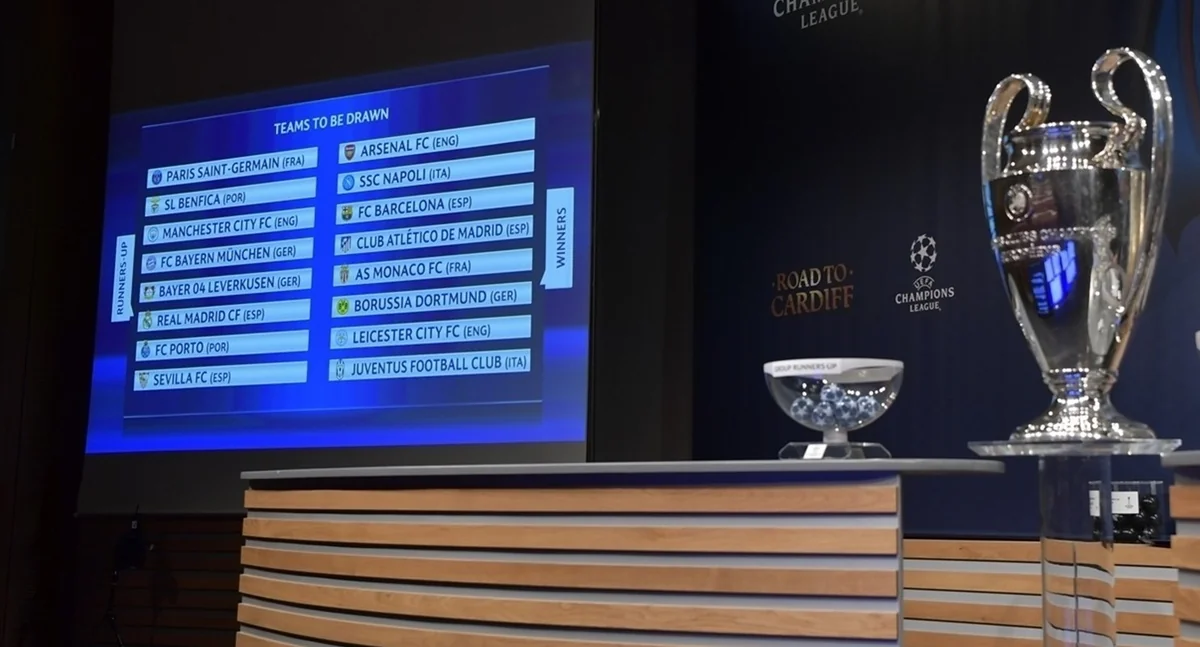 Состоялась жеребьевка 1/8 финала Лиги чемпионов