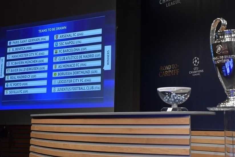 Состоялась жеребьевка 1/8 финала Лиги чемпионов