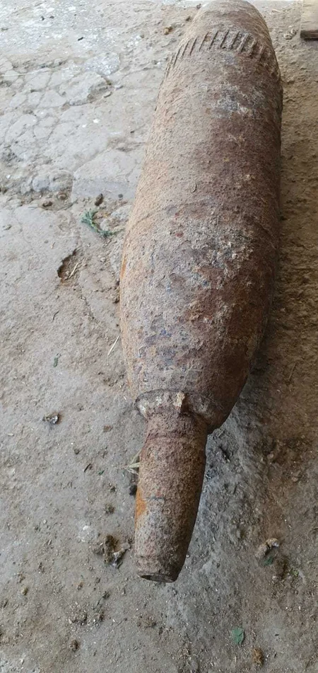 Şəmkirdə top mərmisi aşkarlandı