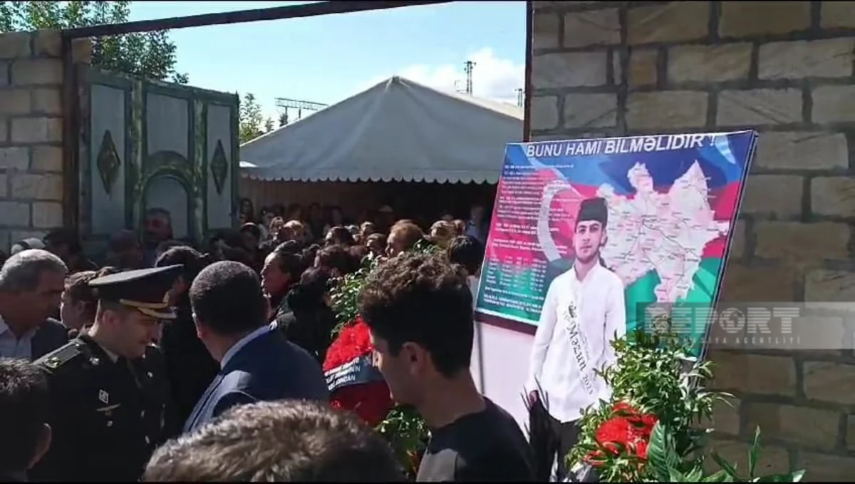 Azərbaycan Ordusunun yol qəzasında həlak olan hərbçisi dəfn olunub - YENİLƏNİB