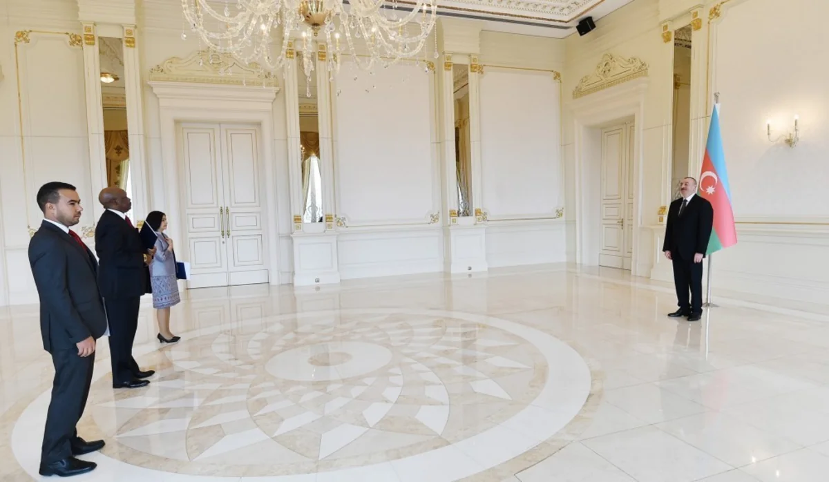 Ilham Aliyev receives credentials of incoming ambassadors of Venezuela, Rwanda and Thailand