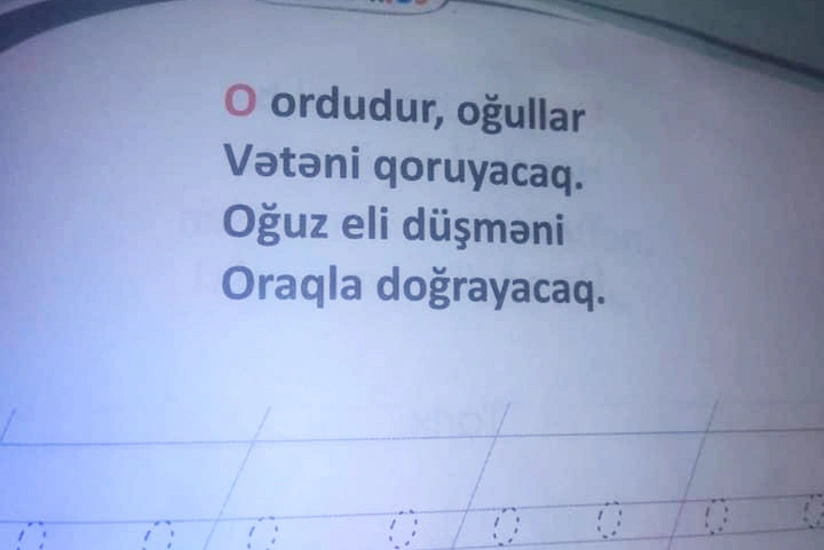 Azyaşlılar üçün Oraqla doğrayacaq şeiri tənqid olundu
