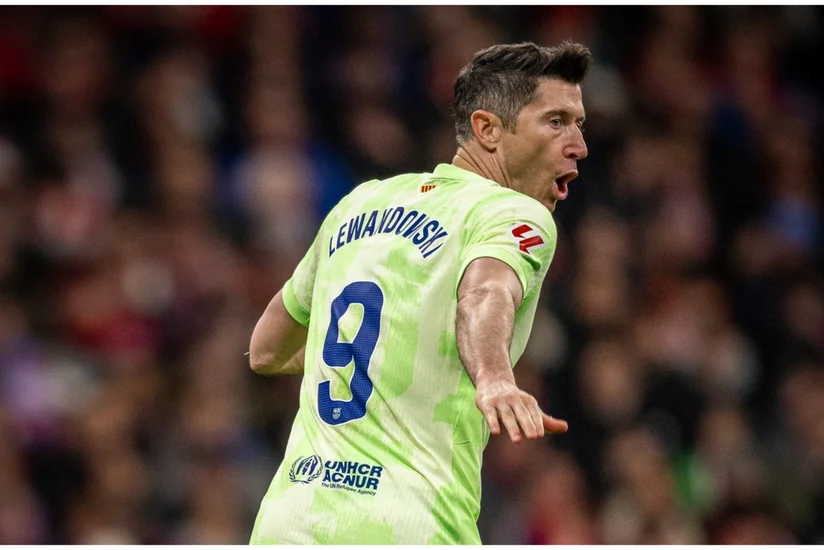 Levandovski son 4 mövsümdə “Barselona”da 35 qol vuran ilk futbolçu olub