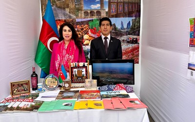 Azərbaycan stendi Peruda beynəlxalq sərgidə maraqla qarşılanıb