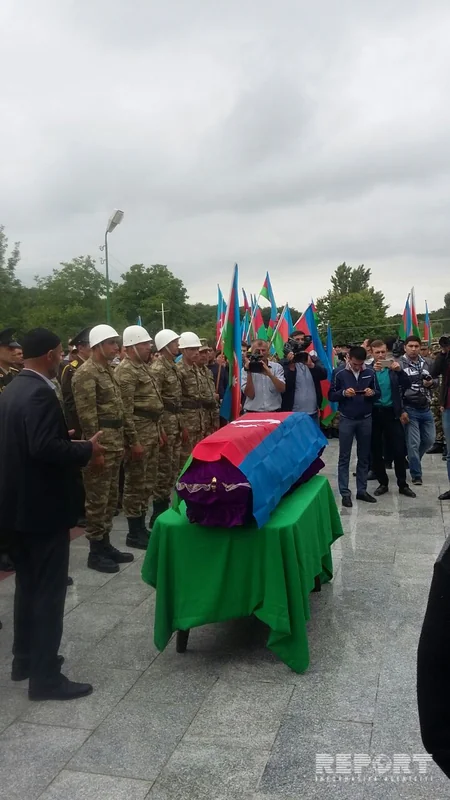 Azərbaycanın şəhid olan hərbi qulluqçusu dəfn edilib - FOTO - VİDEO