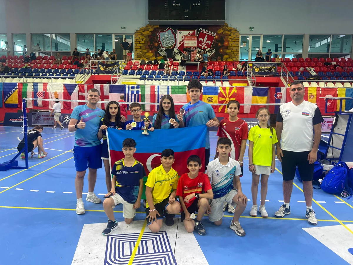 Azərbaycan badmintonçuları beynəlxalq turnirdə qızıl və bürünc medal qazanıblar
