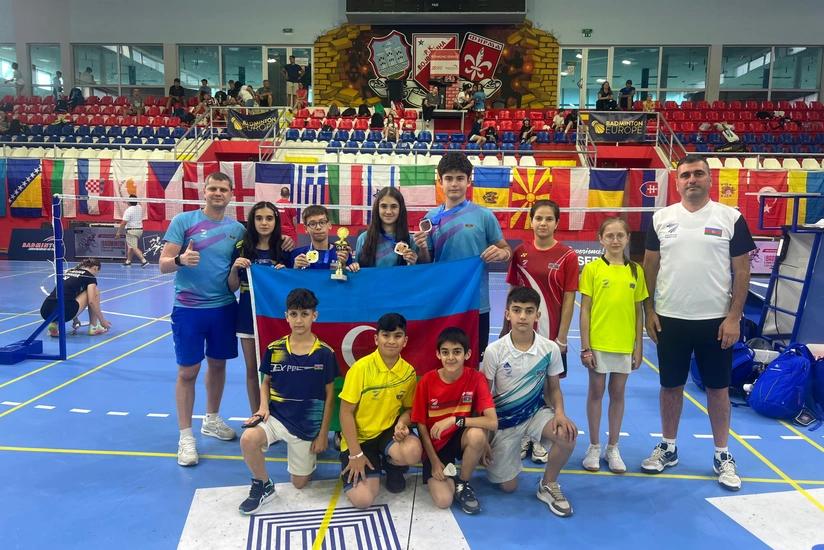 Azərbaycan badmintonçuları beynəlxalq turnirdə qızıl və bürünc medal qazanıblar