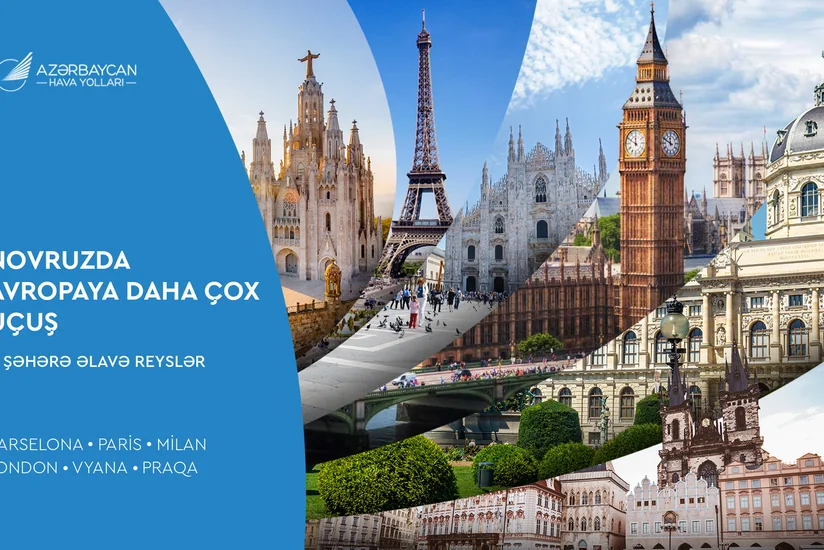AZAL Novruz bayramı ərəfəsində Avropaya uçuşların sayını artırır