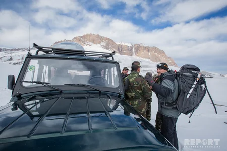 Alpinistlərin itkin düşdüyü dağlardan - FOTOREPORTAJ