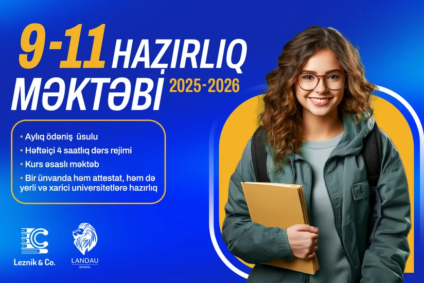 Yeni təhsil modeli: Kurs əsaslı hazırlıq məktəbinə qeydiyyat başladı!