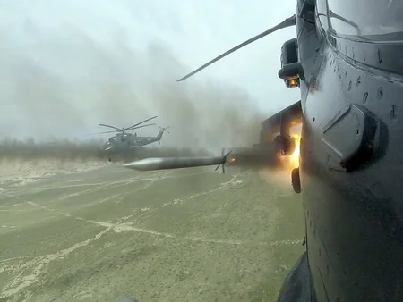 Air Force helicopter units conduct training flights - VIDEO