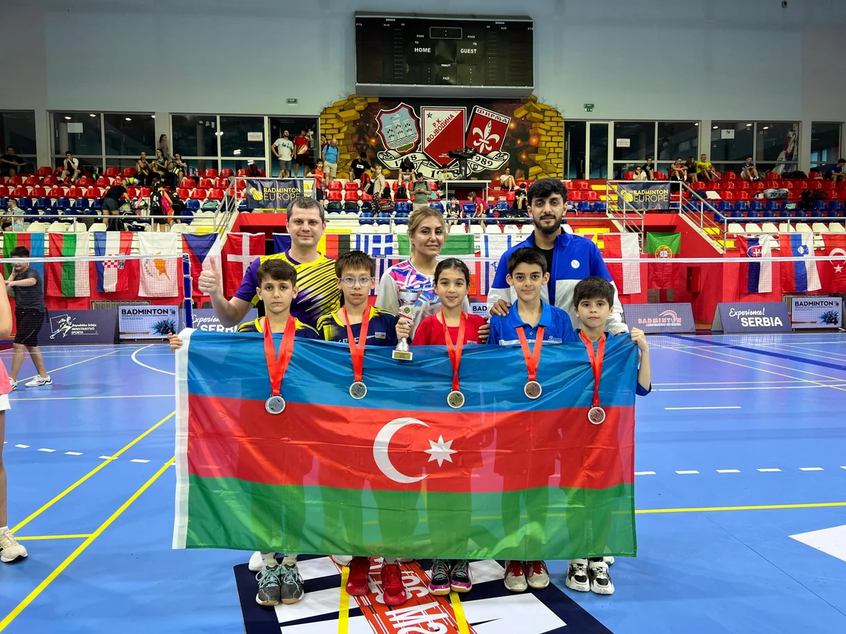 Azərbaycan badmintonçuları Serbiyada beynəlxalq yarışda 4 medal qazanıblar