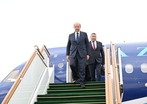 President of Turkish Republic of Northern Cyprus arrives in Fuzuli district