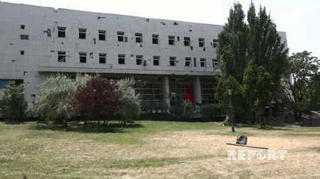Türkiyə parlamentinin binası partlayışdan sonra - FOTOREPORTAJ
