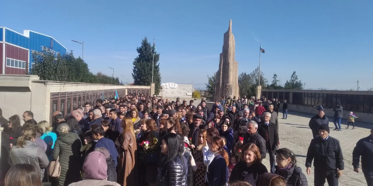 Şabranda Şəhidlər xiyabanı izdihamla ziyarət edilib