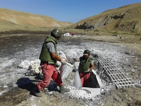 Sitalçayda 350 ədəd partlamamış hərbi sursat aşkar edilib