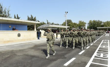 Azərbaycan Prezidentinin oğlu Heydər Əliyev Vətənə sədaqət andı içib - FOTO - VİDEO