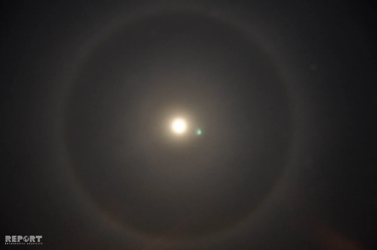 Lunar corona over Azerbaijan - PHOTO