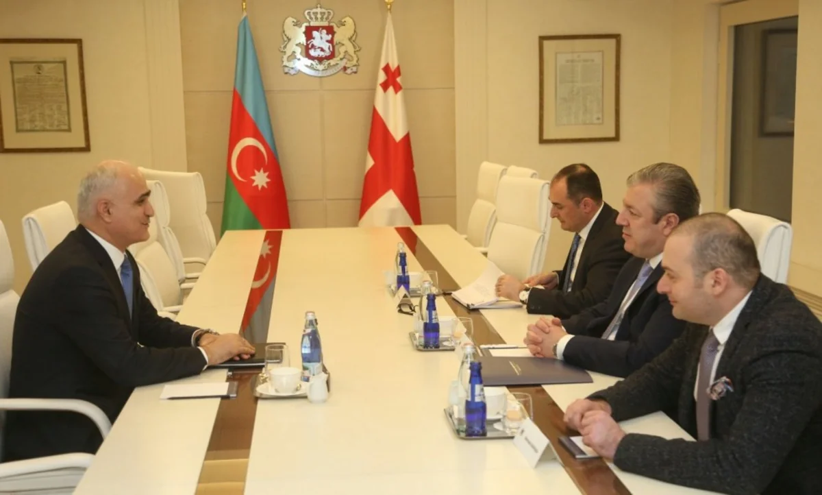 Azərbaycan nümayəndə heyəti Gürcüstanın baş naziri ilə görüşüb