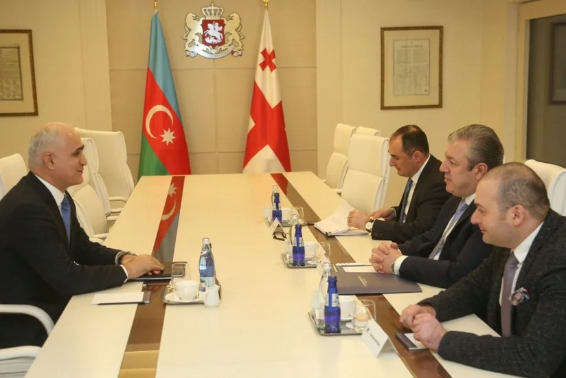 Azərbaycan nümayəndə heyəti Gürcüstanın baş naziri ilə görüşüb