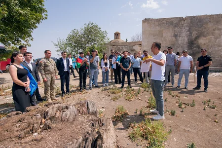 Gənclər təşkilatlarının nümayəndələri Ağdamın Baş Planı ilə tanış olublar