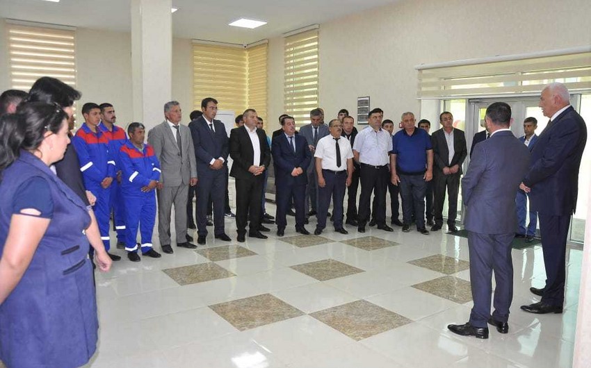 Gədəbəy Sukanal Sahəsinin yeni inzibati binasının açılışı olub