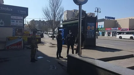 Bakı polisi icazə olmadan hərəkət edənləri müəyyənləşdirdi