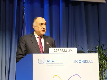 Elmar Məmmədyarov beynəlxalq konfransda Ermənistanı ittiham edib