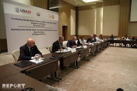 Azərbaycanda gender əsaslı zorakılıqla mübarizə layihəsinin təqdimatı olub