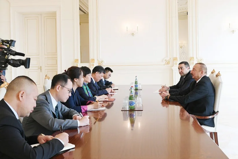 President Ilham Aliyev received Chinese delegation