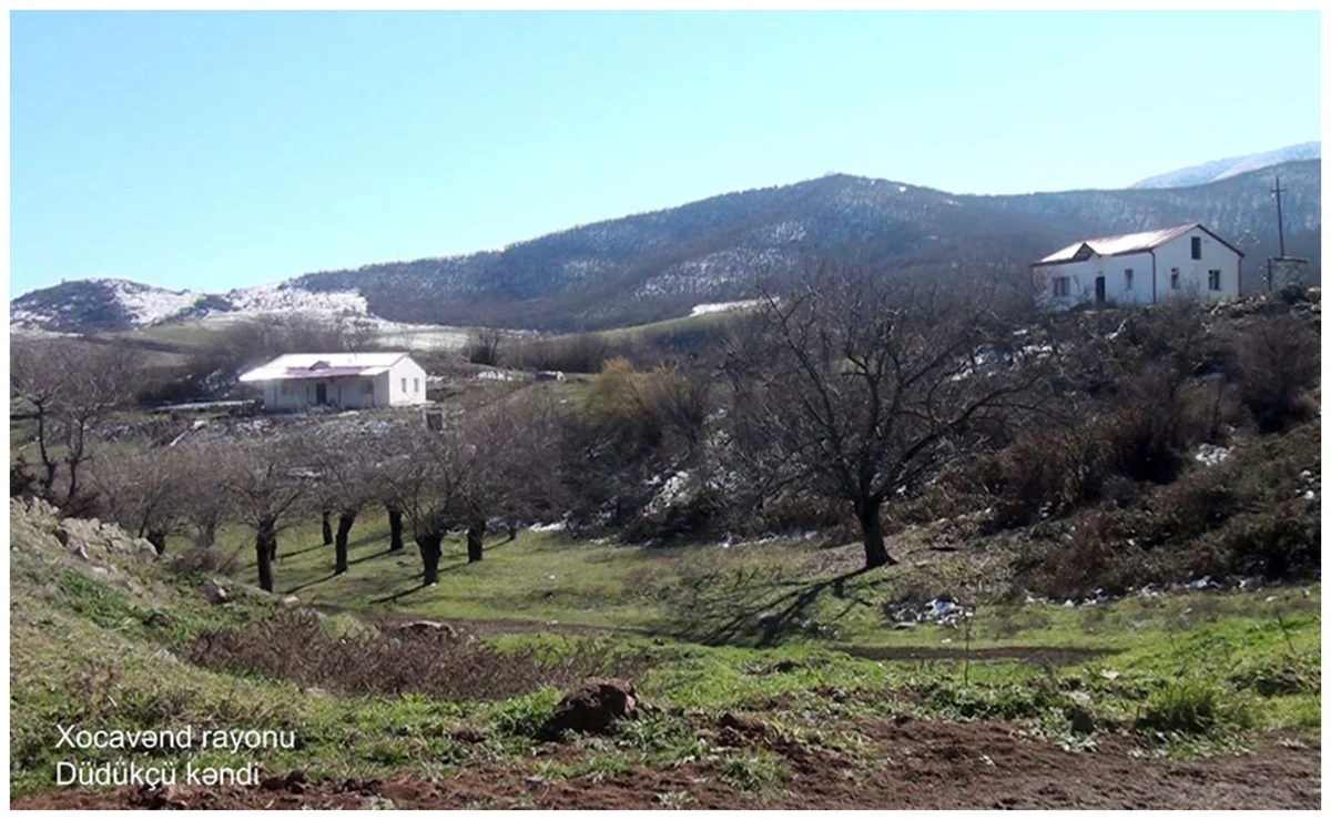 Video footage from liberated Dudukchu village of Khojavend district