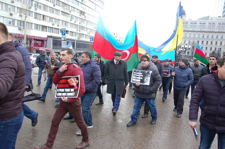 В Киеве прошла акция протеста Ходжалы: только факты