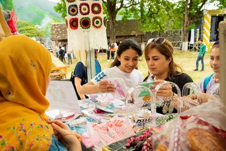 Şəkidə “KOB Fest” sərgi-satış yarmarkası keçirilib