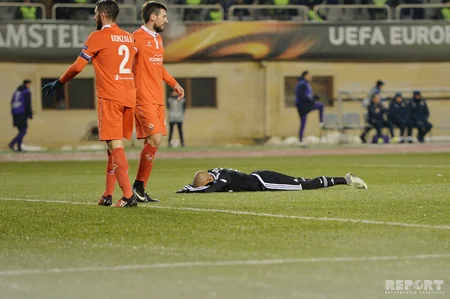 Qarabagın Fiorentina ilə başabaş mübarizəsi - FOTOREPORTAJ