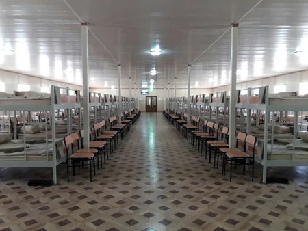 ​В прифронтовой зоне сдана в эксплуатацию очередная воинская часть