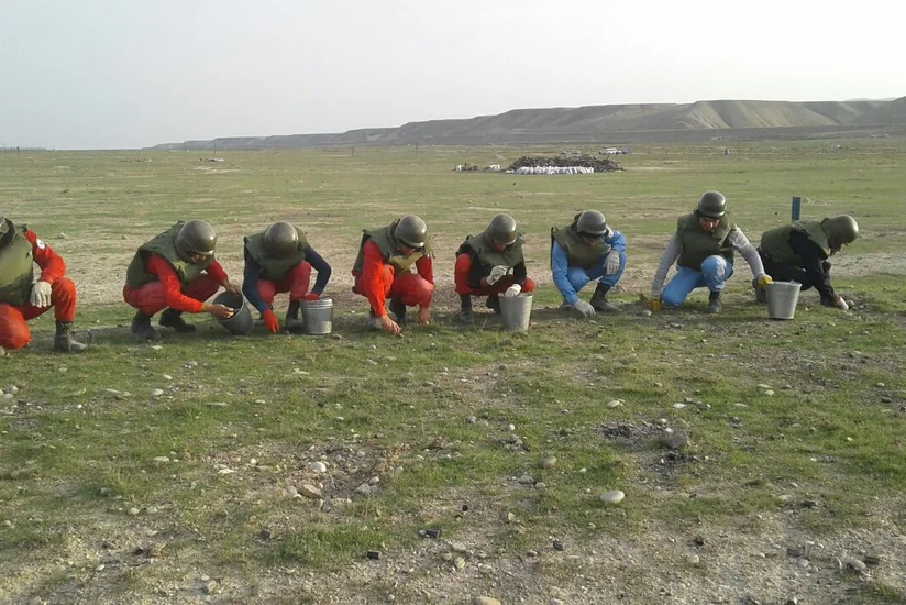 Xızı Yaşıllaşdırma İdarəsinin ərazisindən partlamamış hərbi sursatlar tapılıb