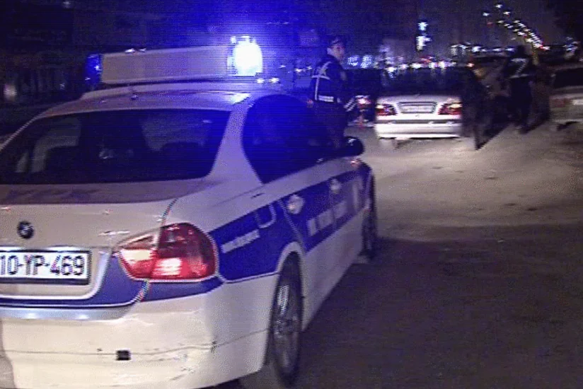 Bakıda avtoxuliqan yol polisinə xəsarət yetirərək hadisə yerindən qaçıb - FOTOLAR