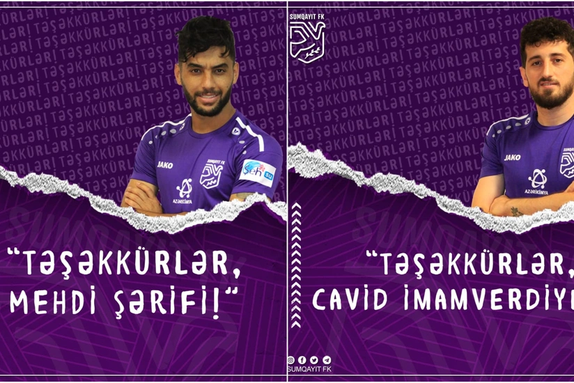 Sumqayıt klubu 2 futbolçusu ilə vidalaşdı