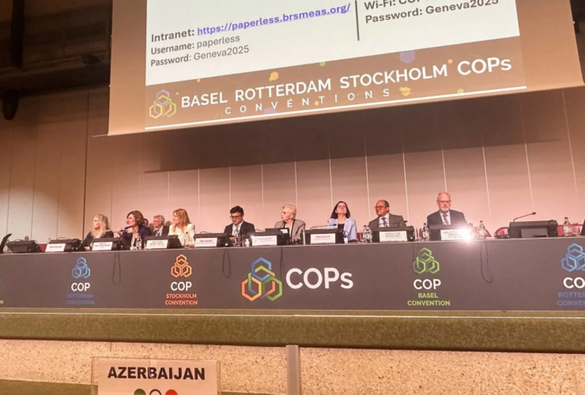 Azerbaijan attends conferences on Stockholm, Basel Conventions