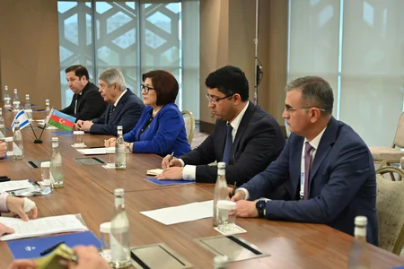 Speaker of Azerbaijan's Milli Majlis meets with Israeli counterpart