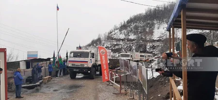 По дороге Ханкенди-Лачын беспрепятственно проехал 71 автомобиль миротворцев