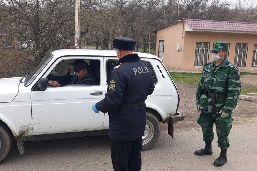 Polis Qusarda profilaktik tədbirləri davam etdirir