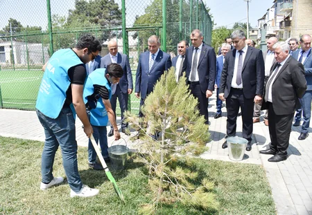 Şirvanda daha bir “Bizim həyət” istifadəyə verilib