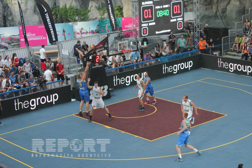 Rumıniyada 3x3 basketbolu üzrə Avropa Çempionatına start verilib - FOTO