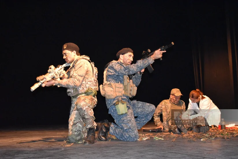 Tbilisidə Vətən müharibəsinə həsr olunmuş Komando tamaşası nümayiş etdirilib