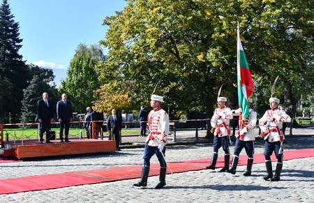 Sofiyada Prezident İlham Əliyevin rəsmi qarşılanma mərasimi olub