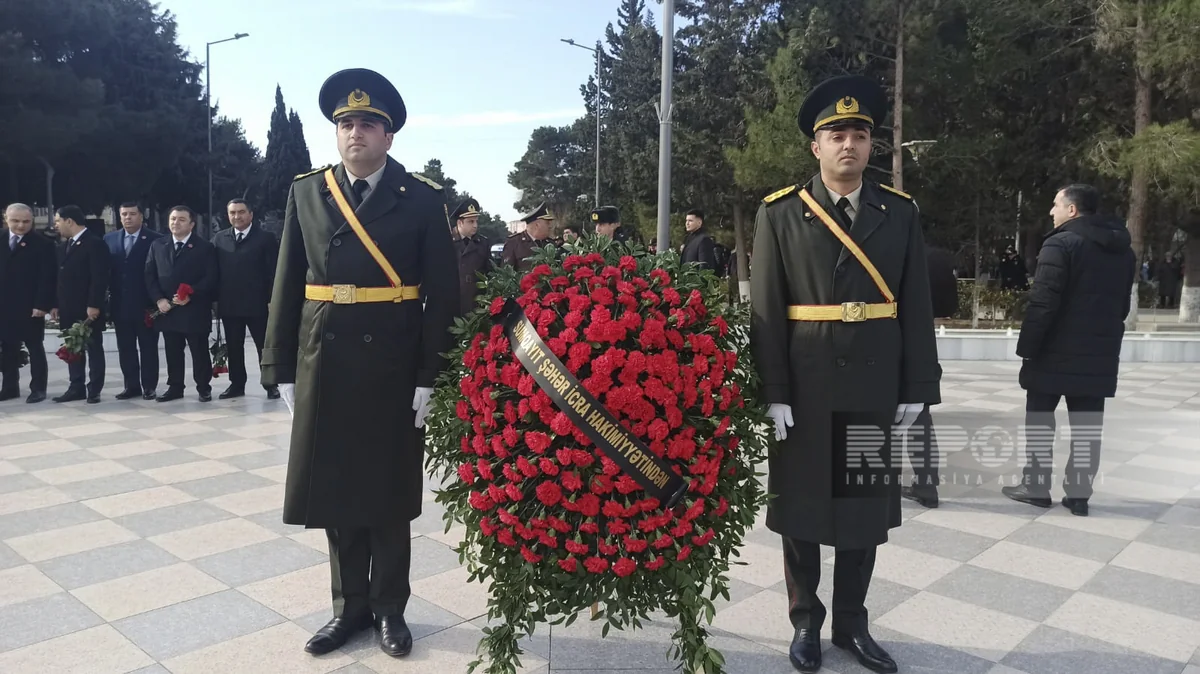 Sumqayıtda 20 Yanvar şəhidlərinin xatirəsi anılıb